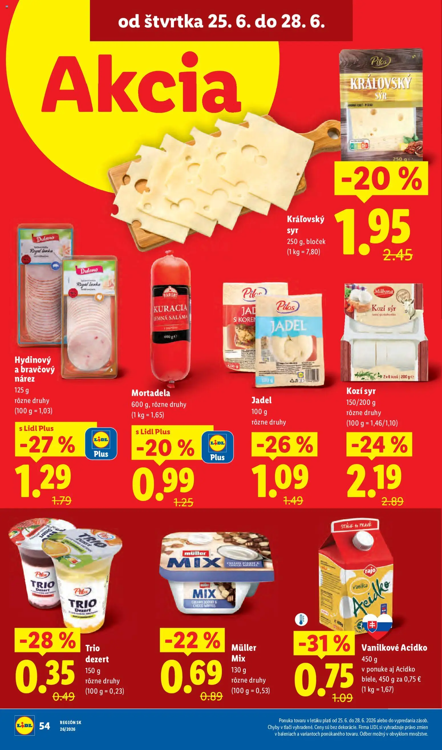 Nové Lidl akcie – leták je platný od 22.06.2026 | Strana: 70