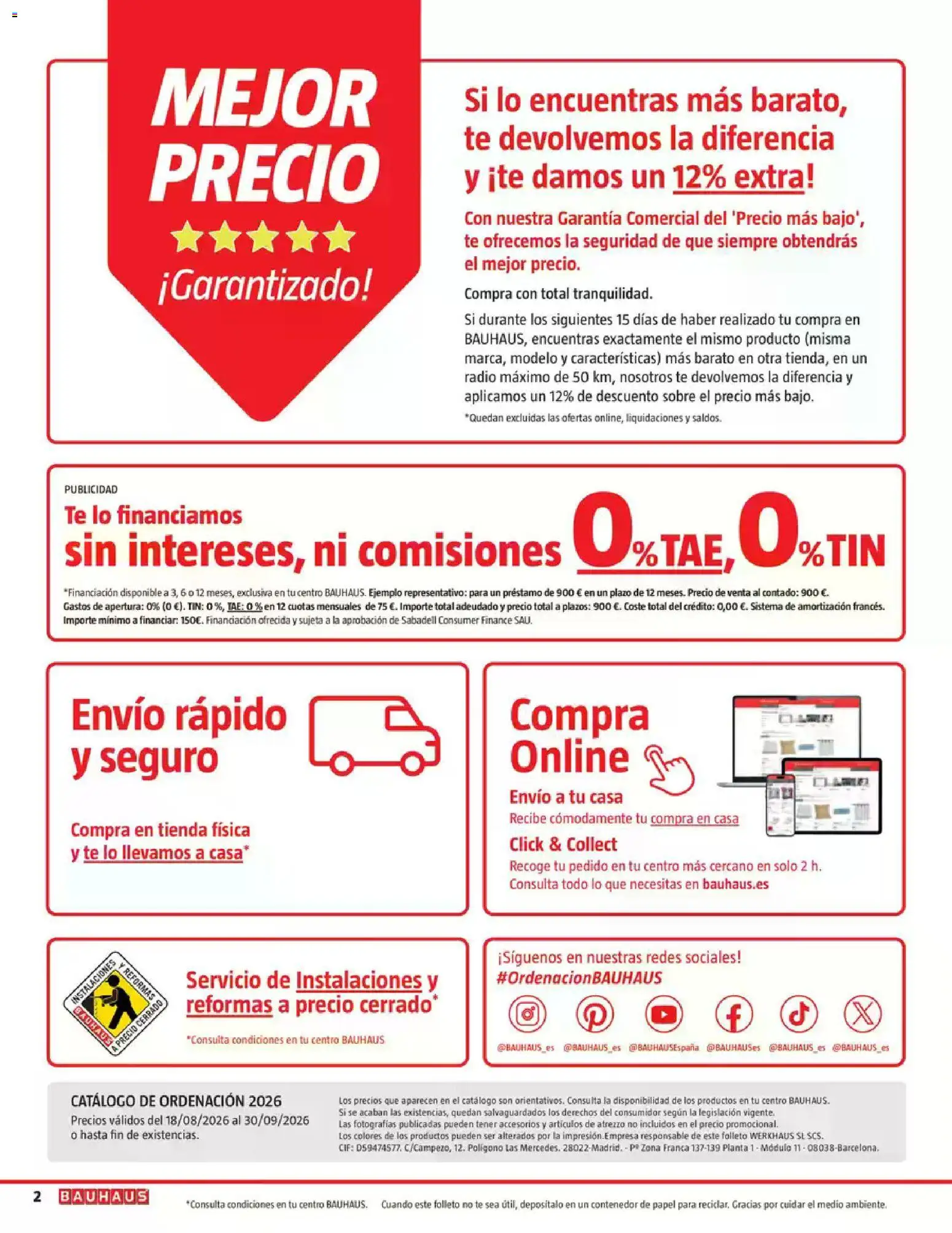 Bauhaus Ordenación │ válido desde el 18/08/2026 | Página: 2 | Productos: Té, Radio