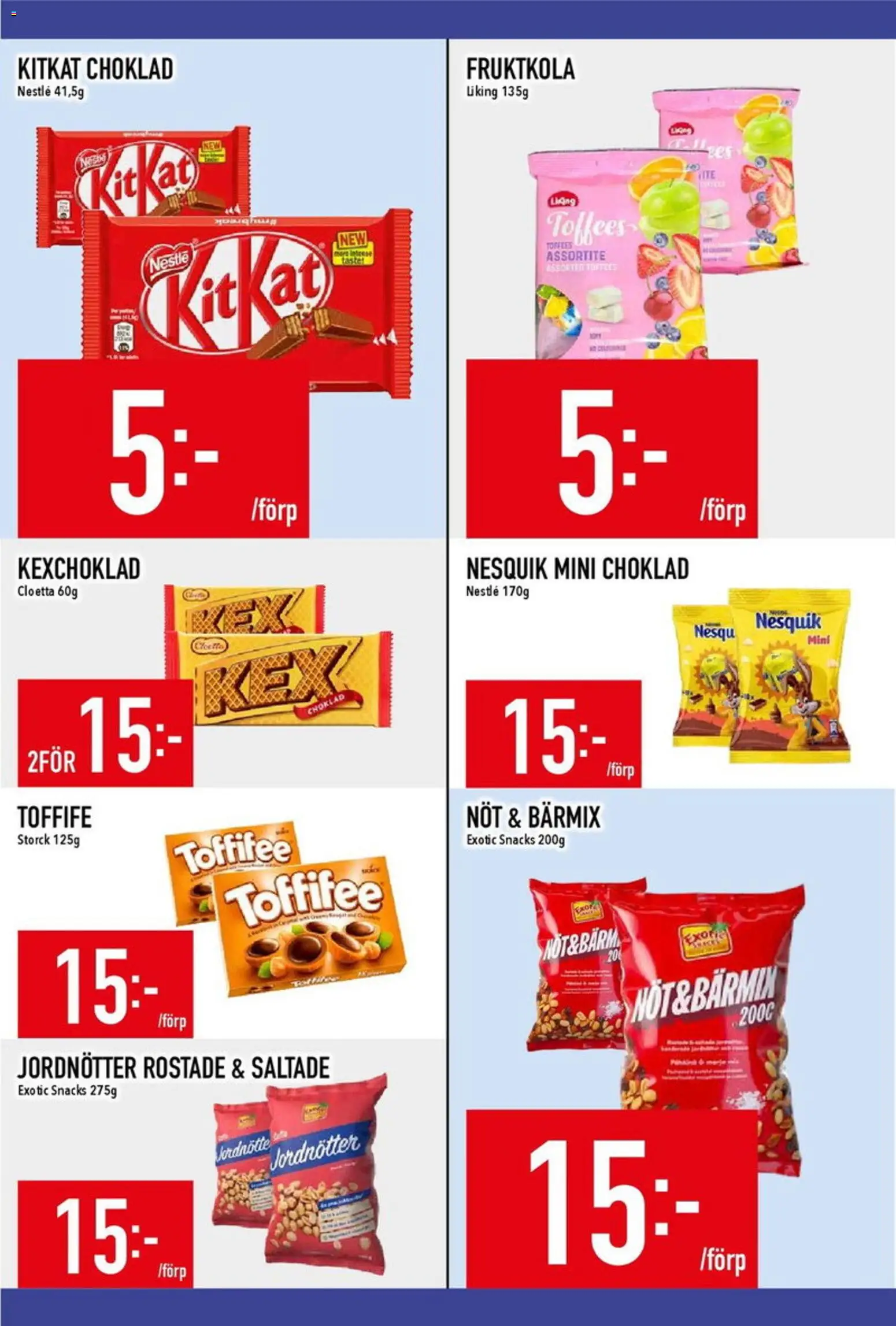 Matdax reklamblad aktuell från 26/10/2026 | Sida: 18 | Produkter: Jordnötter, Choklad, Snacks