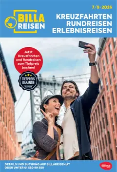 Billa - Billa Reise Kreuzfahrten Rundreise Erlebnisreisen ab 01.07.2026 gültig