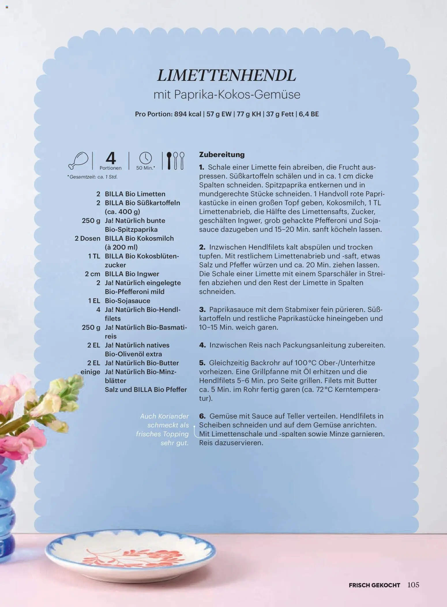 Billa Frisch Gekocht gültig ab 01.05.2026 | Seite: 105 | Produkte: Kartoffeln, Gemüse, Salz, Butter