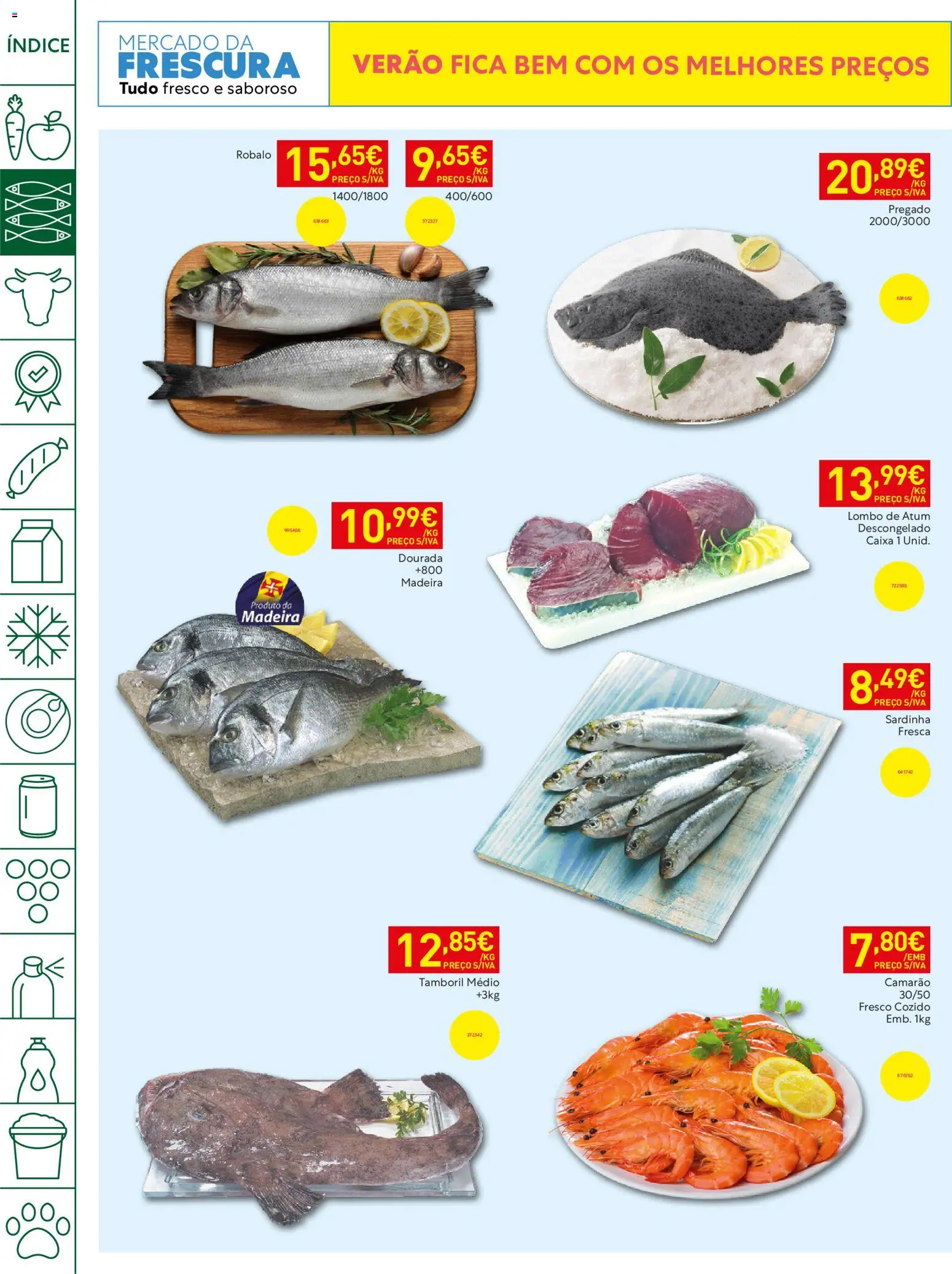 Recheio folheto Madeira │ válido de 16.06.2026 | Página: 4 | Produtos: Atum, Camarão, Lombo, Tamboril