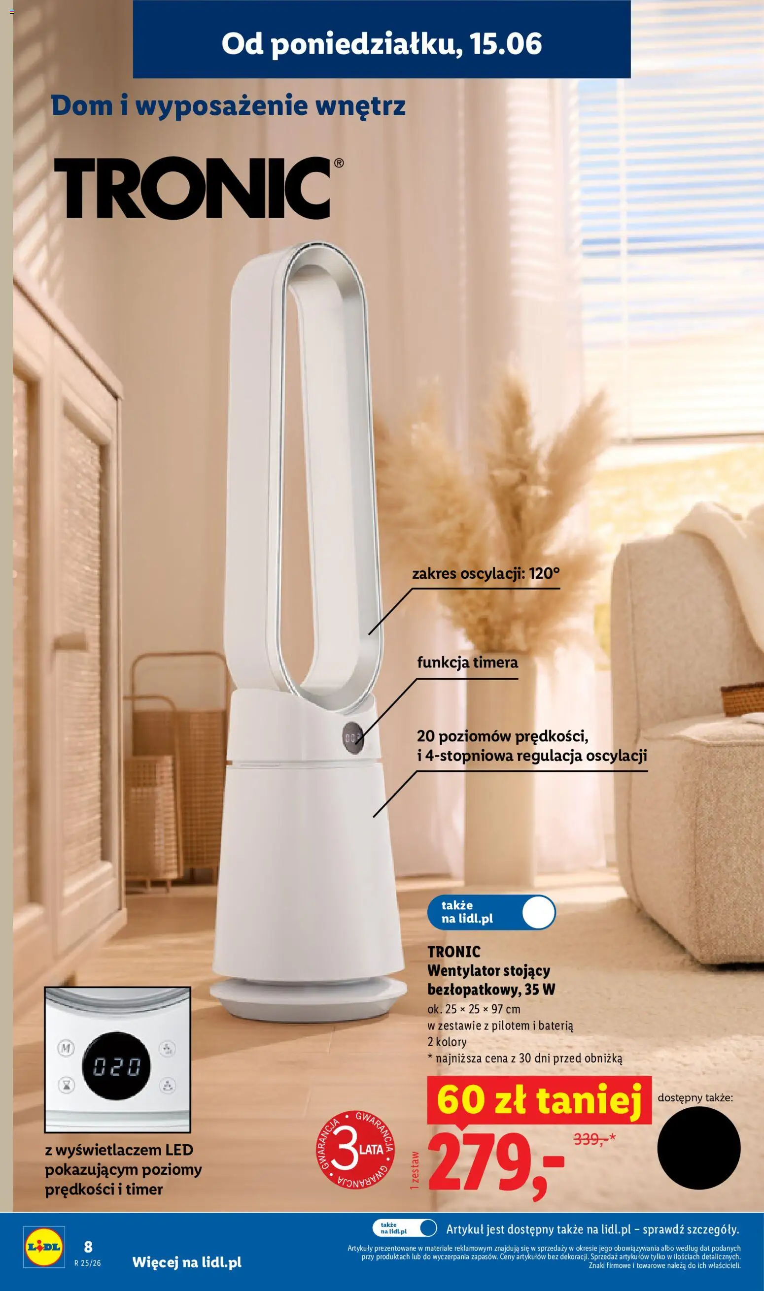 Lidl Katalog od 15.06.2026 | Strona: 10 | Produkty: Wentylator, Bateria