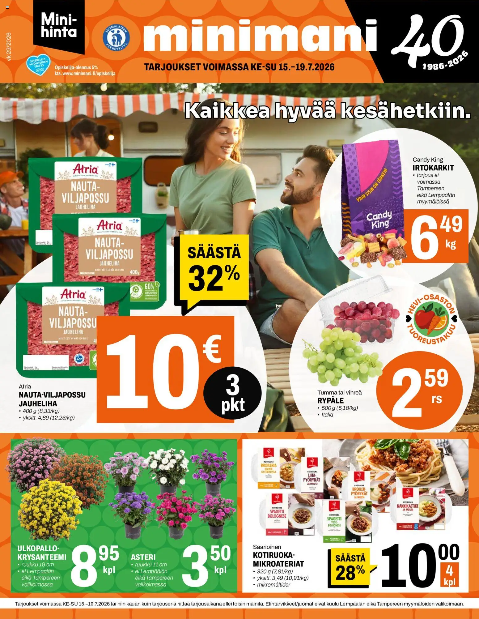 Minimani tarjoukset 15/07/2026 alkaen catalogue cover