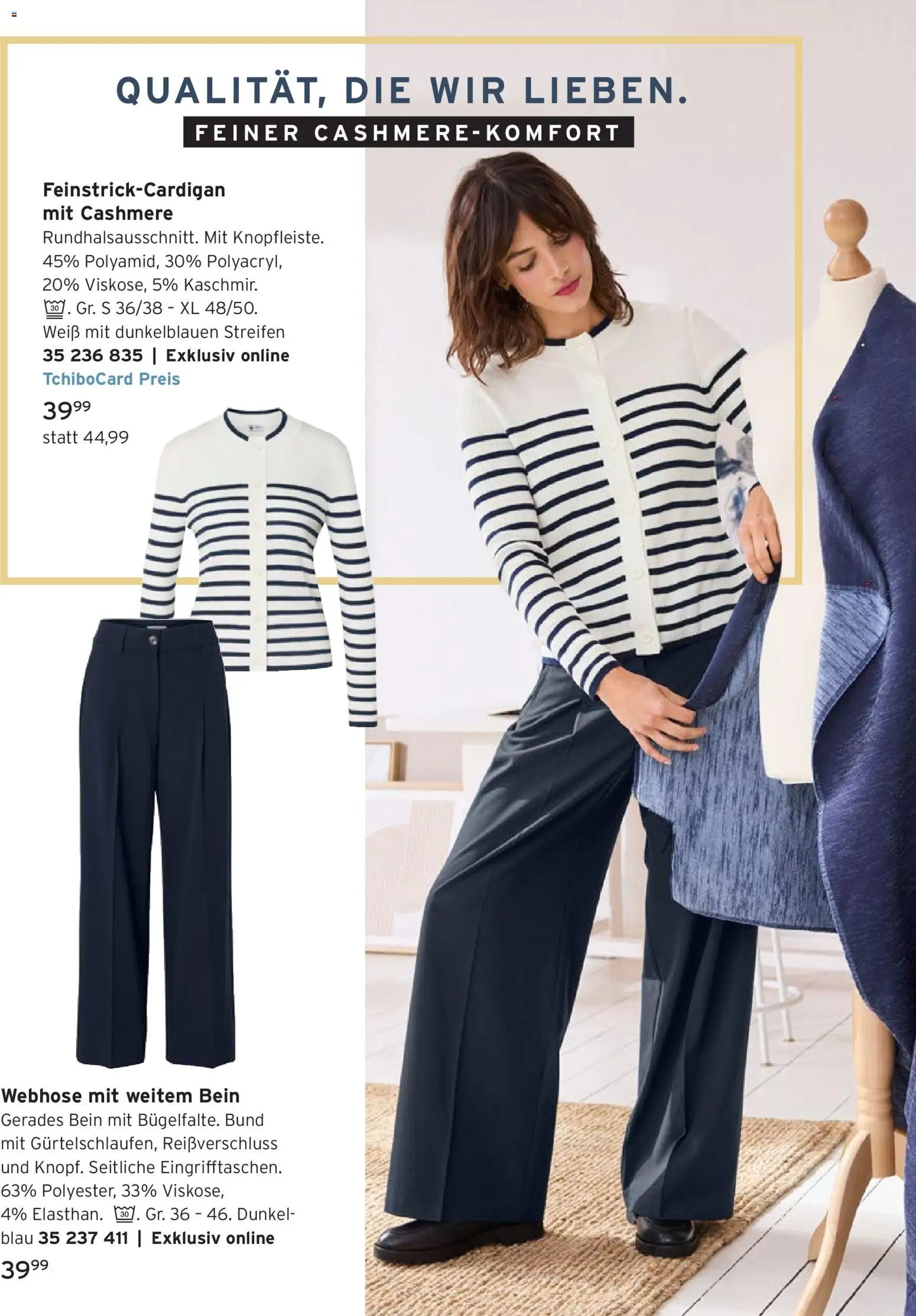Prospekt Tchibo Zeitlose Looks & Kreative Helfer – gültig ab 12.08.2026 | Seite: 7 | Produkte: Langarmshirt, Gürtel