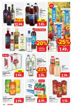 STELLA ARTOIS Svijetlo pivo, 6x 0,5 l - Pregled kataloga iz trgovine Plodine, vrijedi od 16.09.2026 | Stranica: 32 | Proizvodi: Svijetlo pivo, Vino, Pivo, Voda