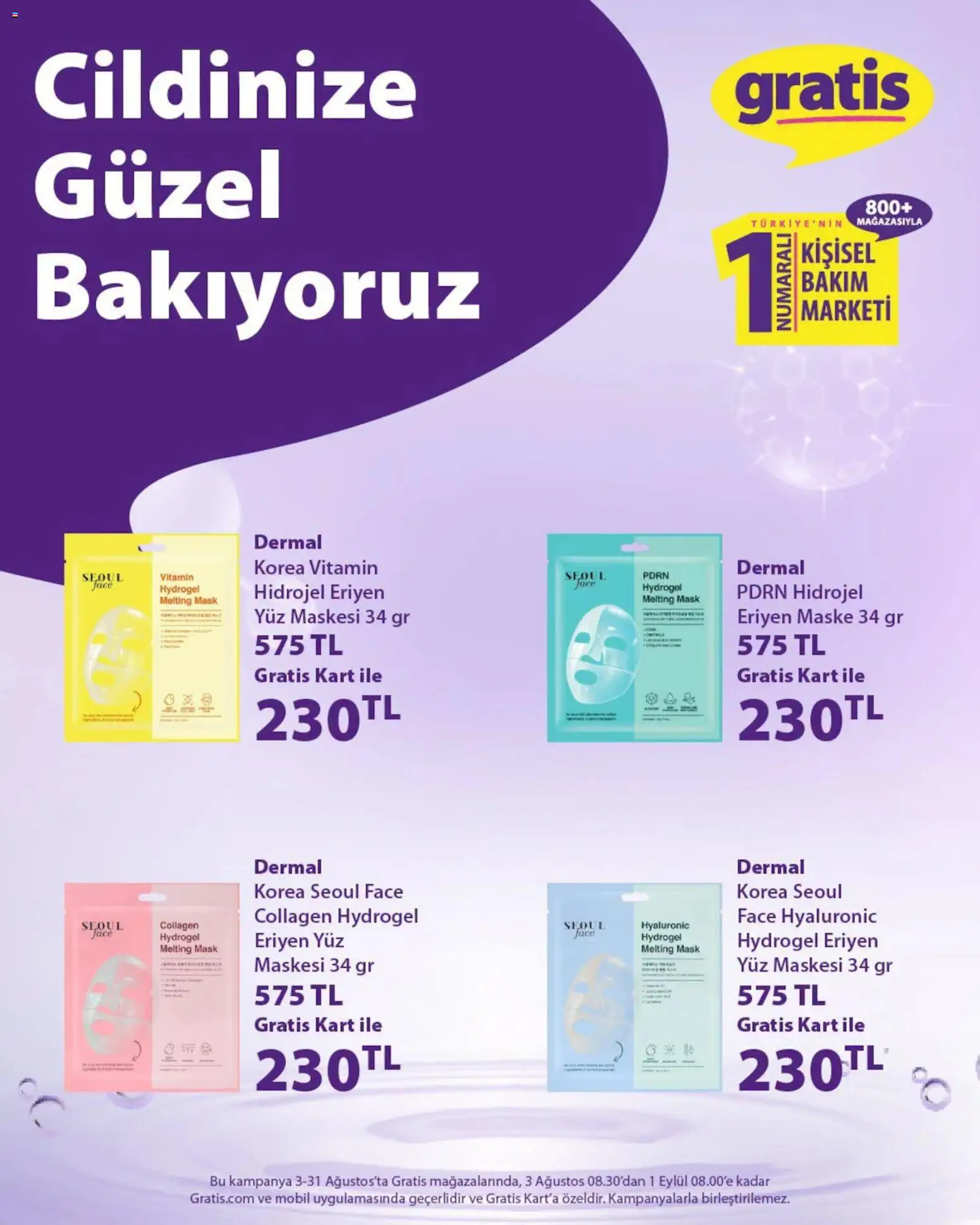 Gratis Katalog - 03 Ağustos 2026 tarihinden itibaren geçerlidir | Sayfa: 3 | Ürünler: Maske