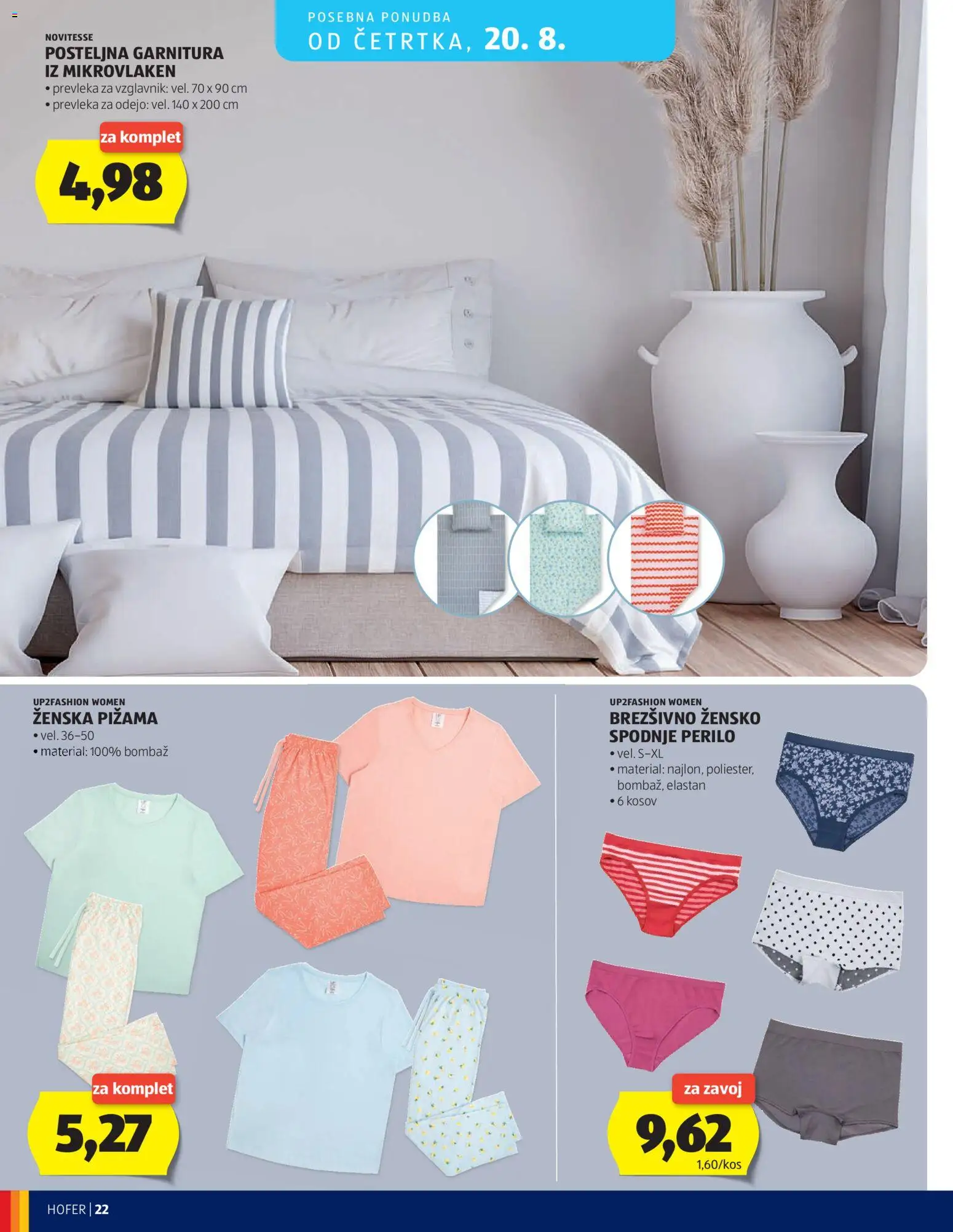 Novi Hofer katalog ponudbe – veljaven od 12.08.2026 | Stran: 22