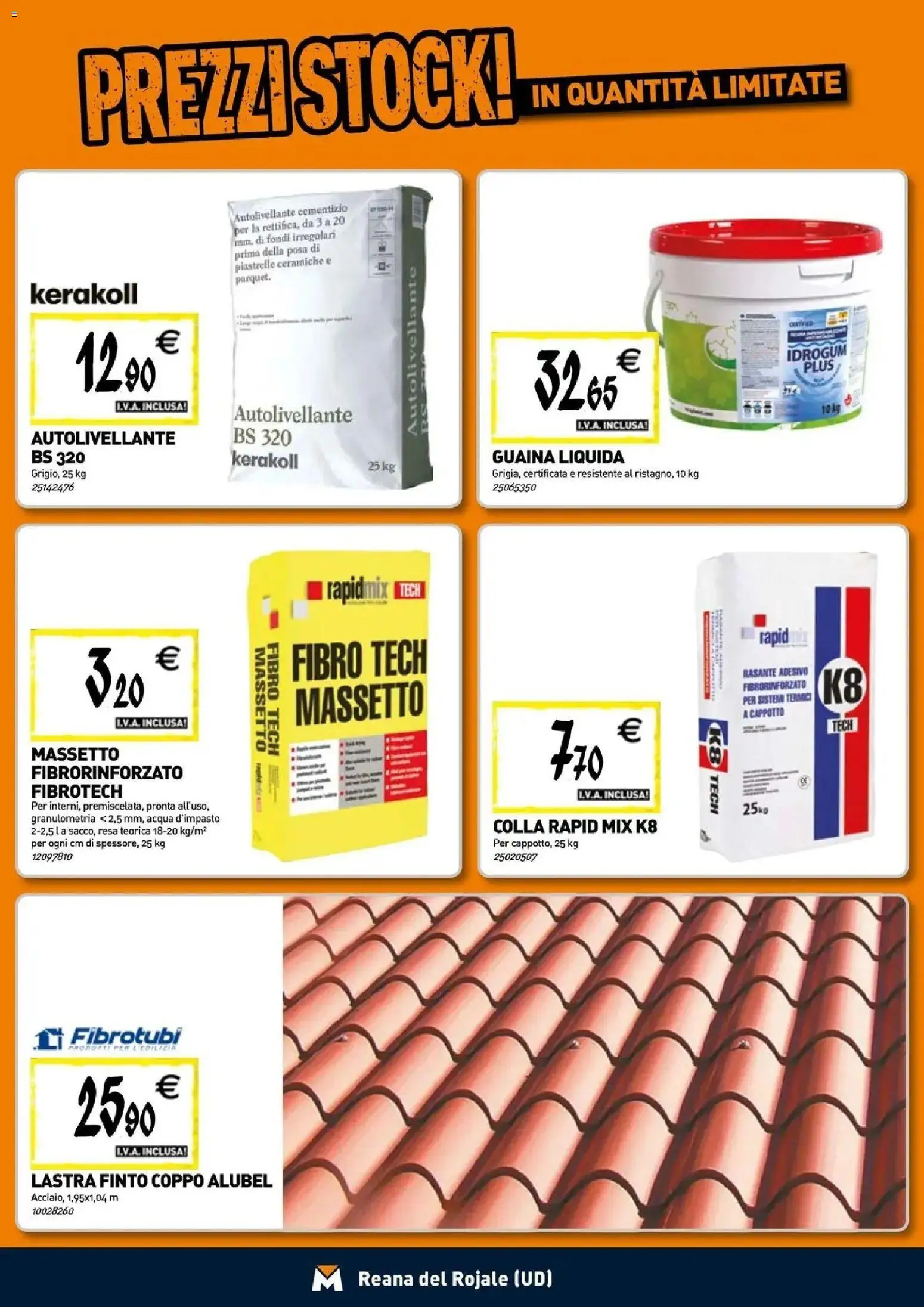 Nuovo TECNOMAT - Straordinari prezzi stock! dal 24/09/2026 > offerte anteprima 🛍️ | Pagina: 14 | Prodotti: Acqua, Piastrelle, Colla