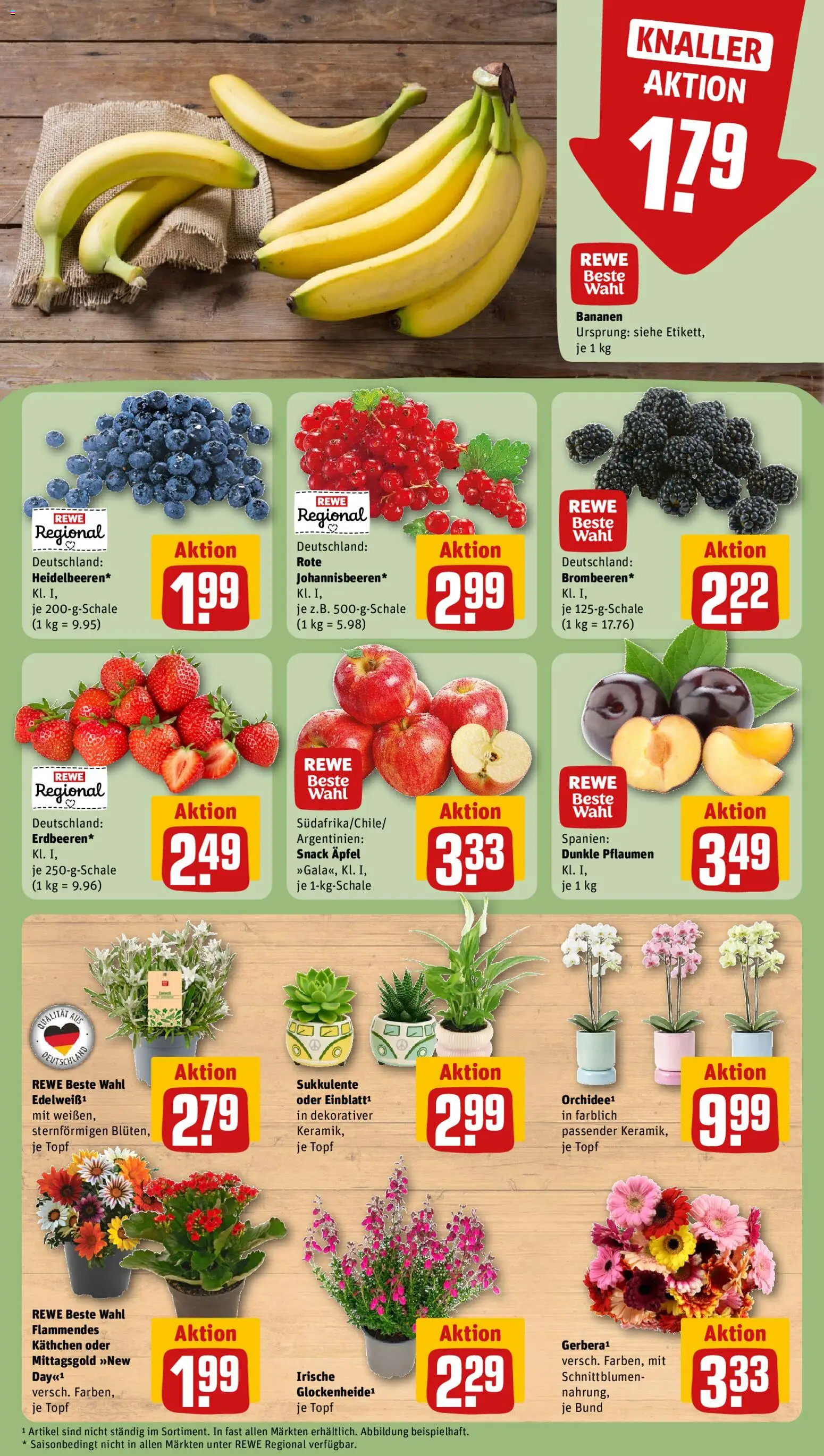 Rewe ihr Kaufpark Prospekt – gültig ab 20.07.2026 | Seite: 5 | Produkte: Pflaumen, Äpfel, Bananen