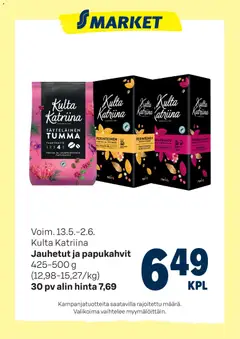 S-market-mainoslehti voimassa 13.05.2026 alkaen