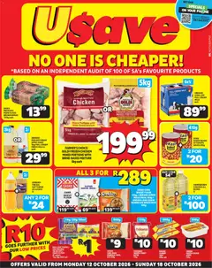 Usave specials catalogue – valid from 12/10/2026