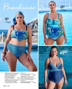 Ulla Popken akciós újság - amely érvényes a következő dátumtól: 01.05.2026 | Oldal: 156 | Termékek: Bikini, Tankini