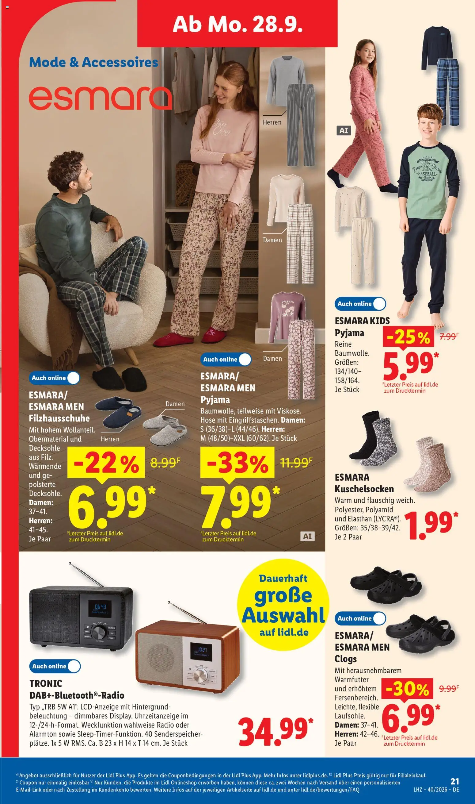 Lidl Německo leták od 28.09.2026 | Strana: 13 | Produkty: Rádio