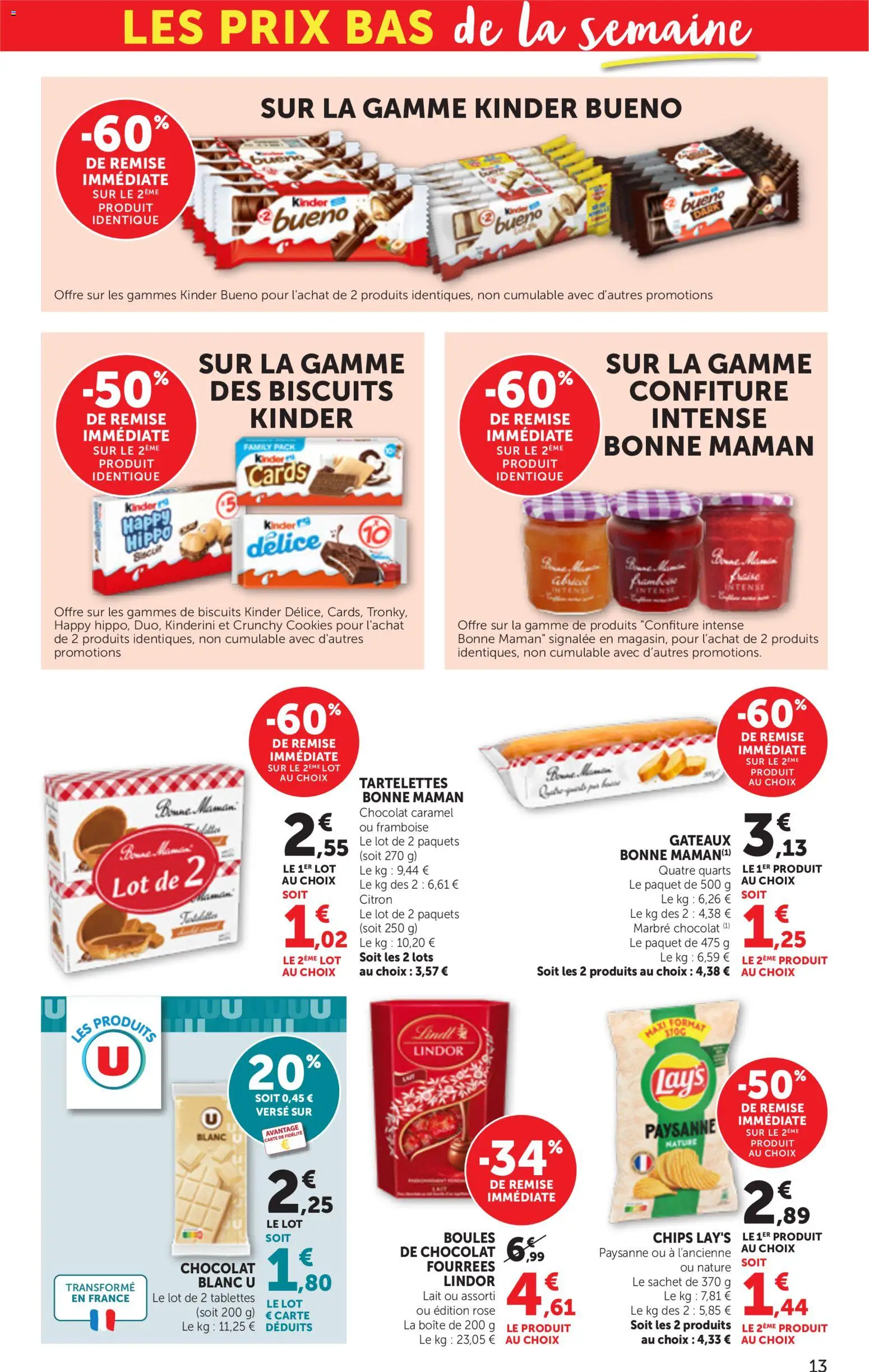 {H1} | Page: 13 | Produits: Citron, Framboise, Chaise, Biscuits
