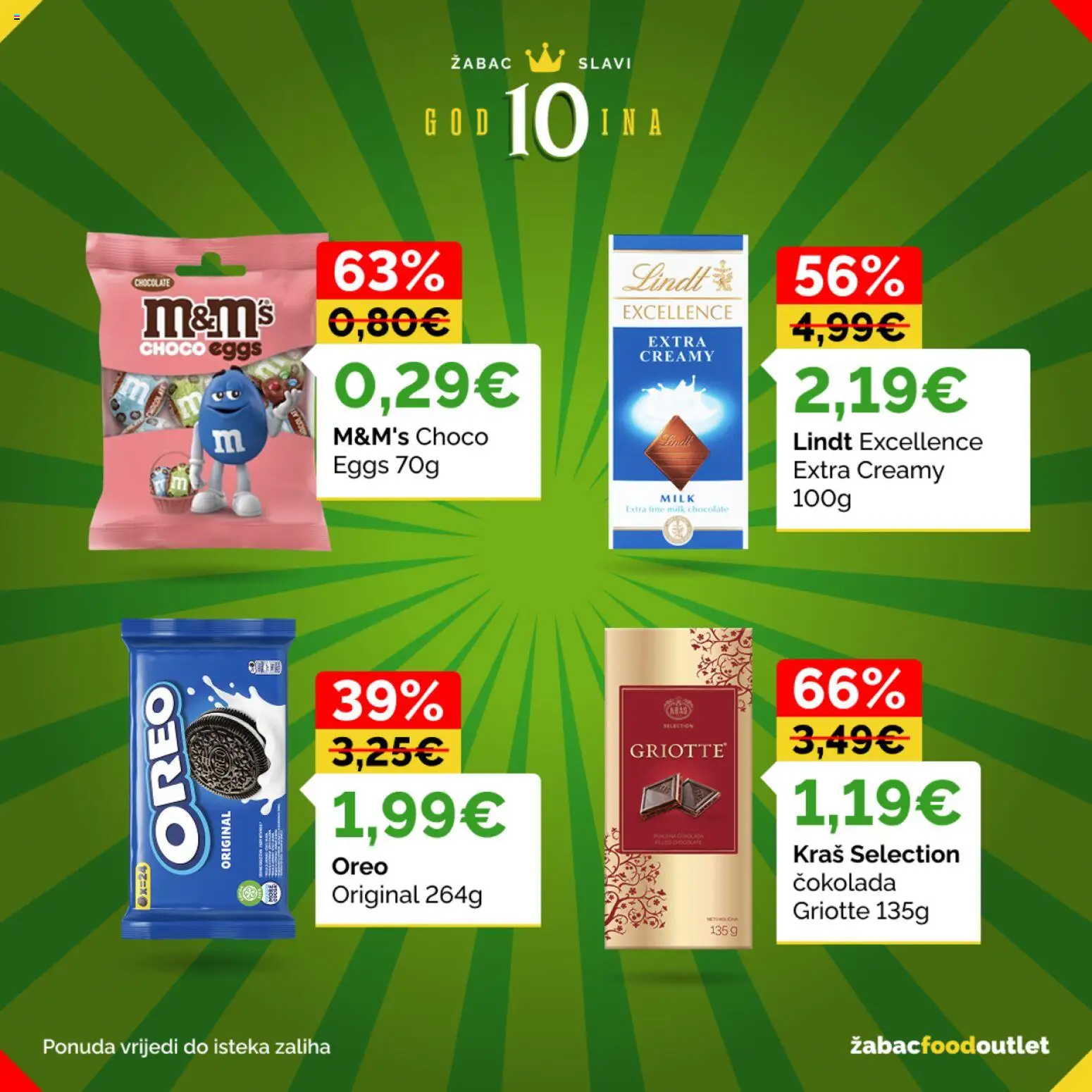 Žabac katalog | vrijedi od 26.06.2026 | Stranica: 20 | Proizvodi: Lindt, Čokolada