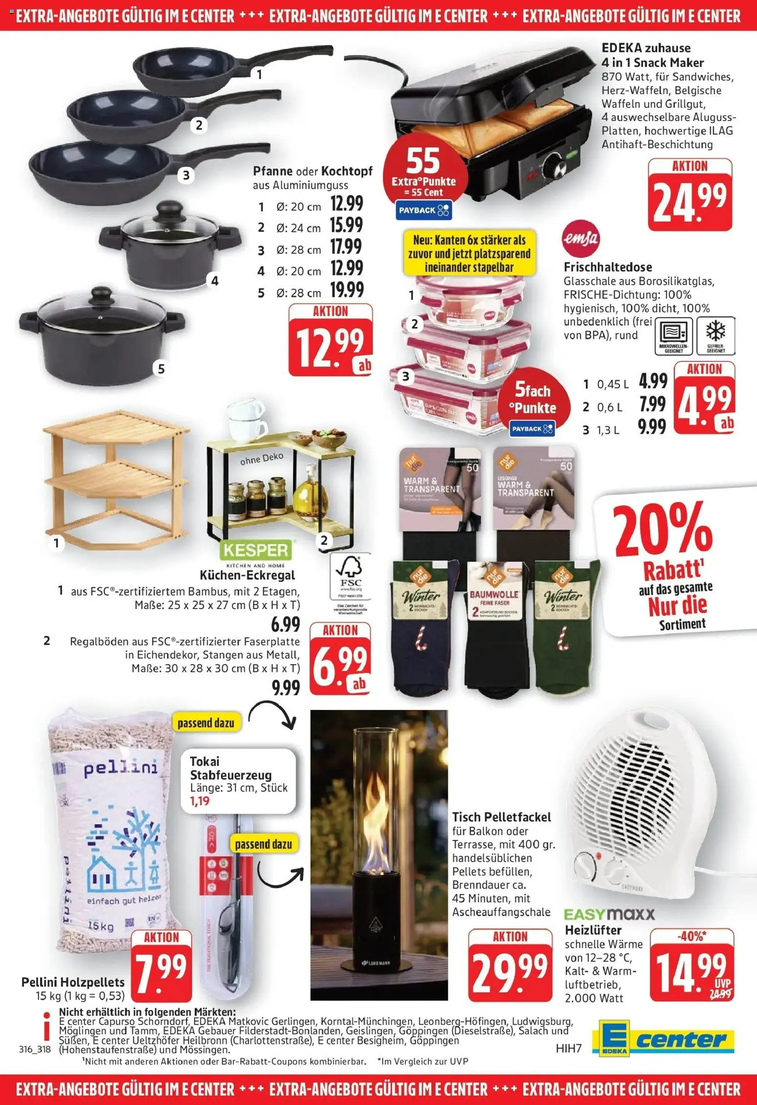 Edeka Prospekt Göppingen (ab 05.10.2026) » Angebote Online | Seite: 29 | Produkte: Tisch, Waffeln