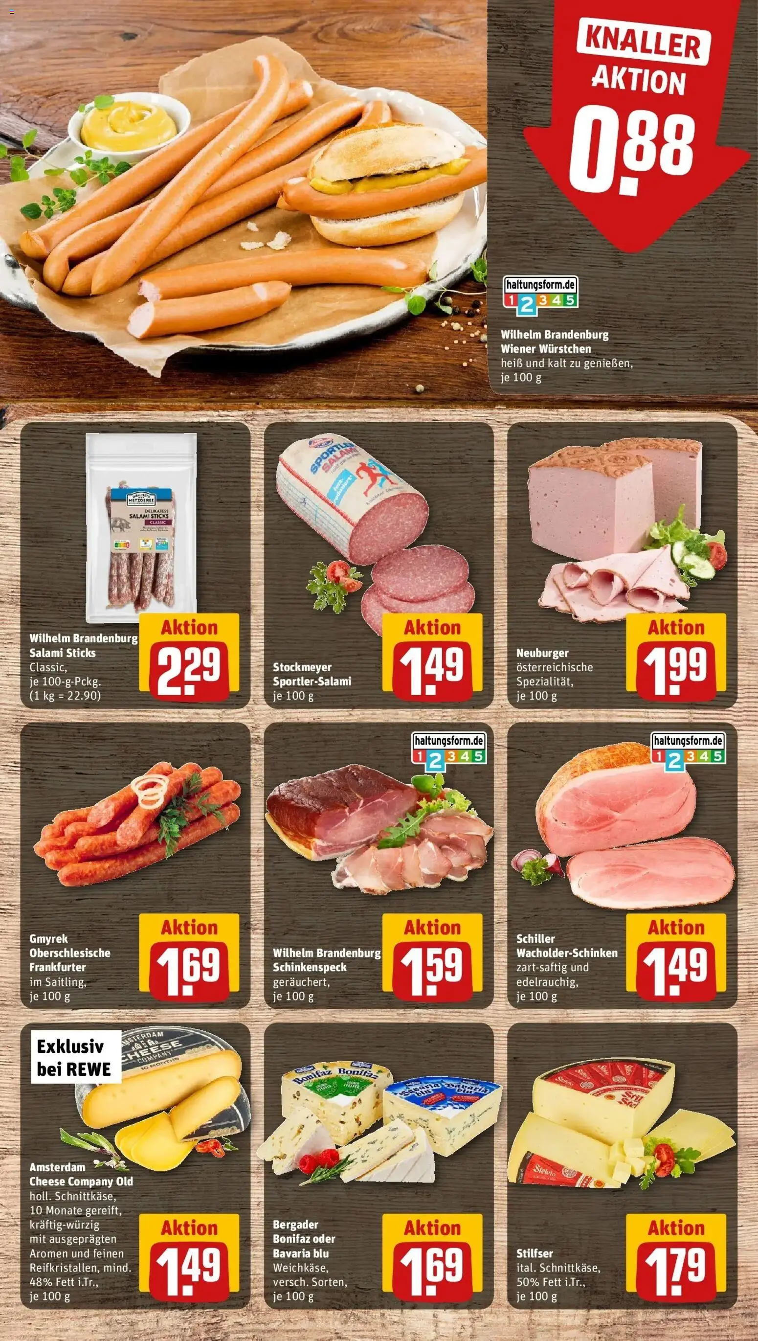 Rewe Prospekt Gütersloh – gültig ab 27.07.2026 | Seite: 10 | Produkte: Wiener wurstchen, Salami