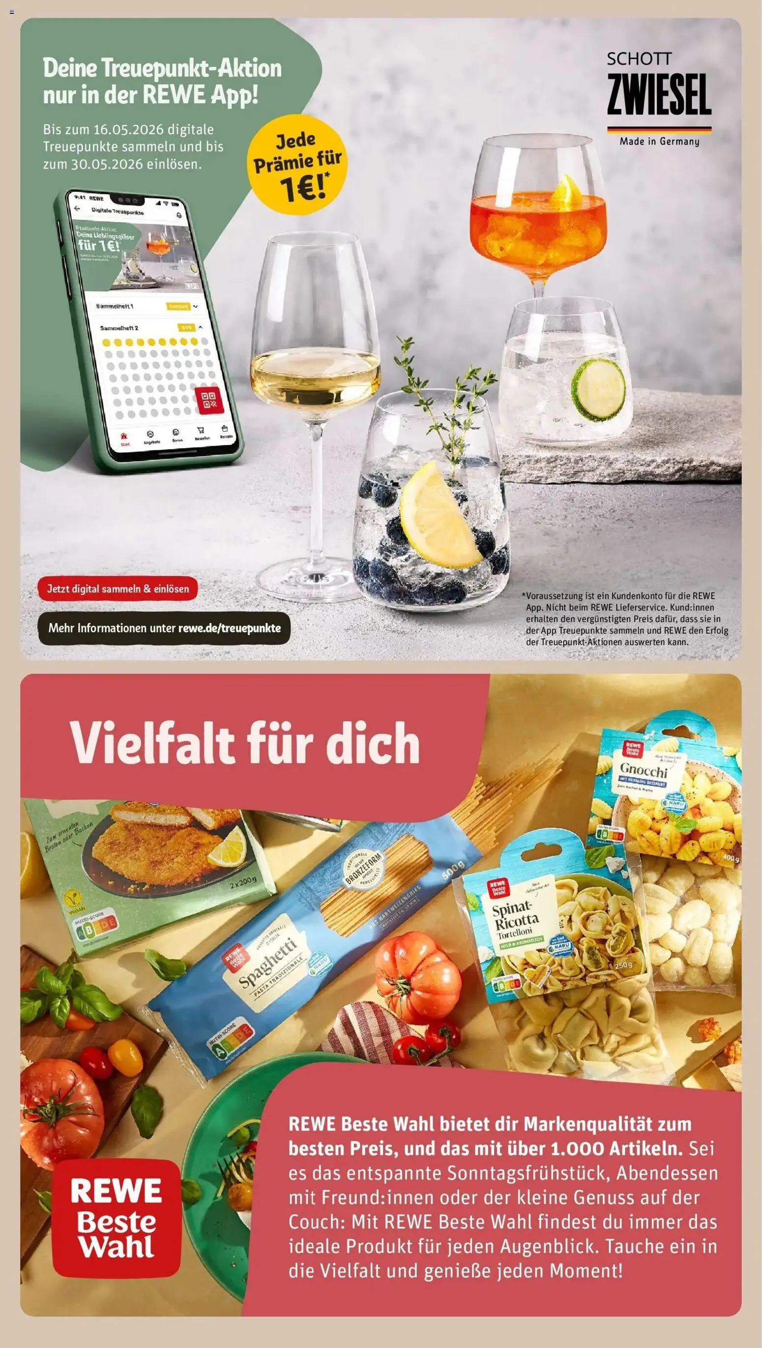Rewe Prospekt Müllheim	 – gültig ab 27.04.2026 | Seite: 14 | Produkte: Couch, Pasta
