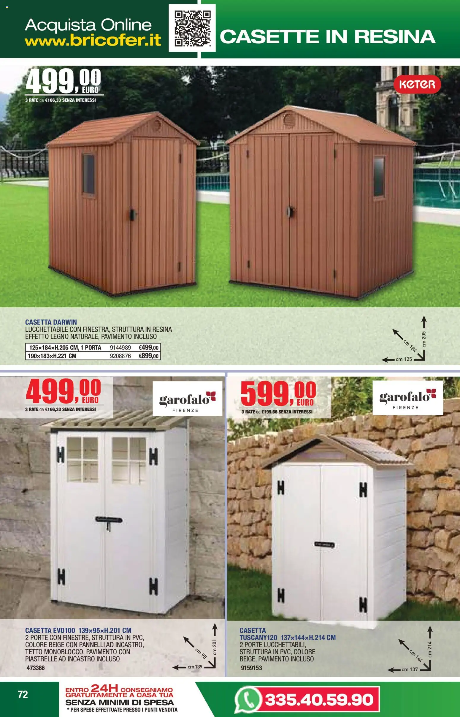 Volantino Self del 14/04/2026 | Pagina: 72 | Prodotti: Porta, Garofalo, Pavimento, Piastrelle