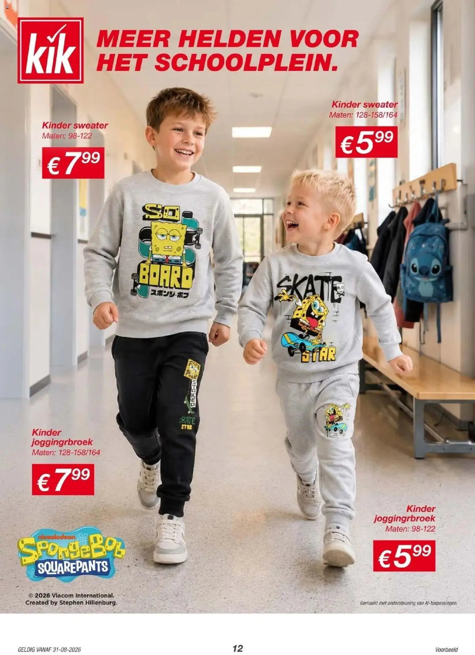 KiK folder vanaf 28-08-2026 || NIEUWE | Pagina: 12 | Producten: Kinder, Sweater