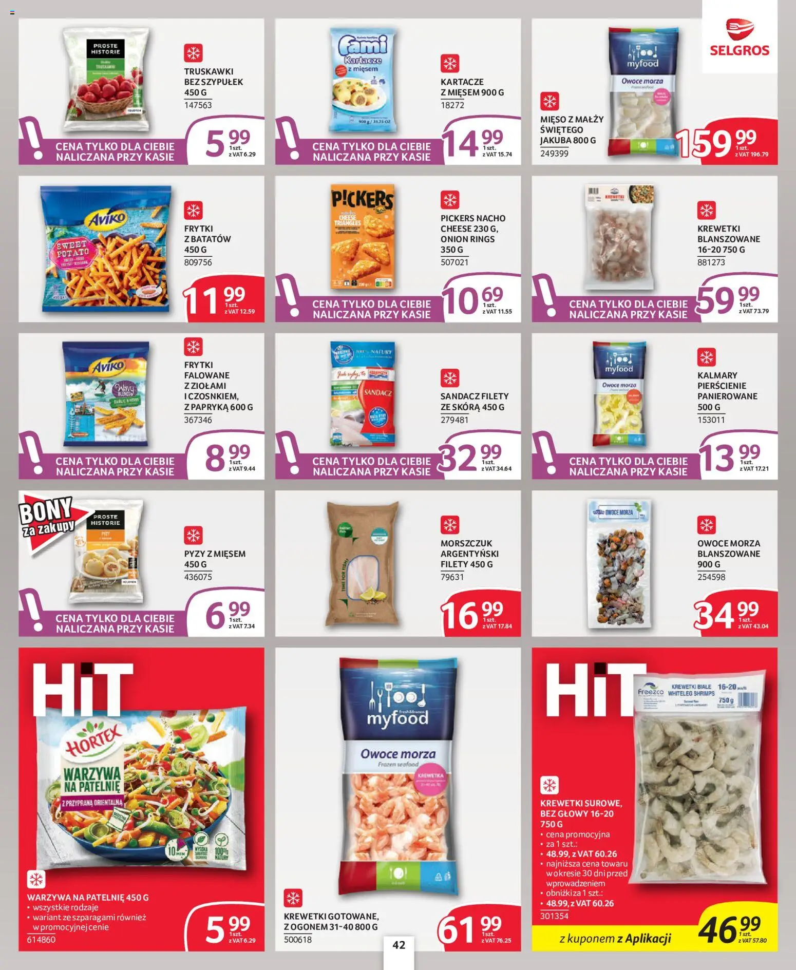 Selgros cash&carry gazetka - Oferta dla profesjonalistów od 08.10.2026 | Strona: 38 | Produkty: Krewetki, Frytki, Warzywa, Owoce