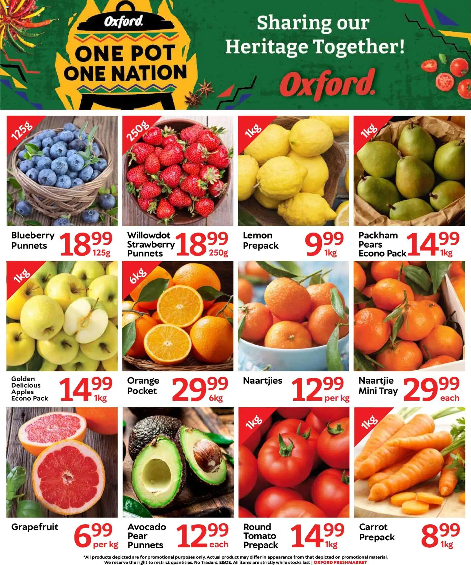 New Oxford Freshmarket catalogue – valid from 16/09/2026 | Page: 3 | Products: Tray, Apples, Grapefruit, Lemon