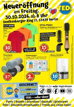 TEDi Prospekt Berlin ab 30.10.2026 gültig