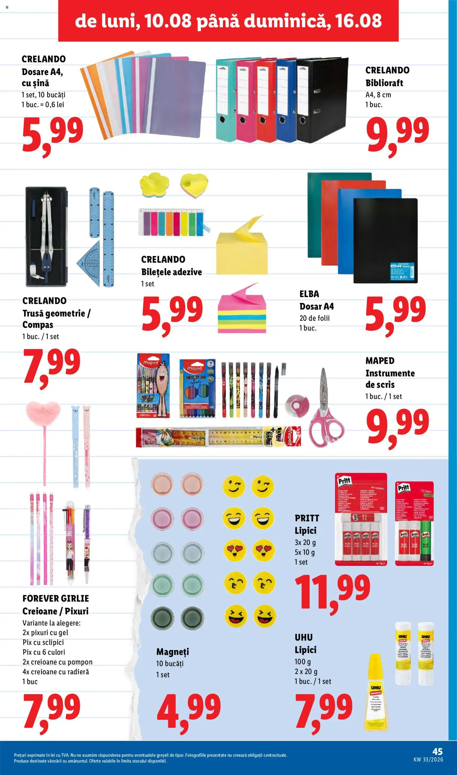 Noul catalog Lidl – valabil de la 10.08.2026 | Pagină: 45