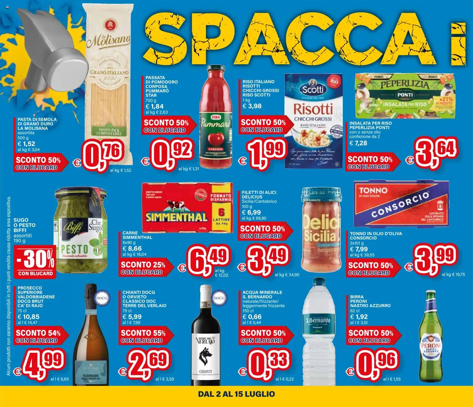 Volantino Il Gigante del 02/07/2026 | Pagina: 4 | Prodotti: Insalata, Pasta, Pesto, Tonno