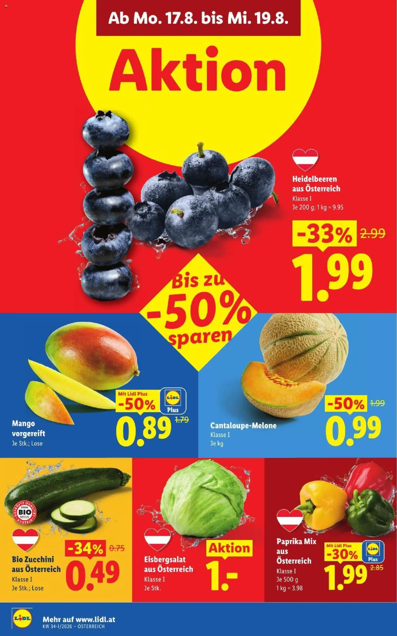Lidl - Flugblatt gültig ab 13.08.2026 | Seite: 39 | Produkte: Mango, Zucchini