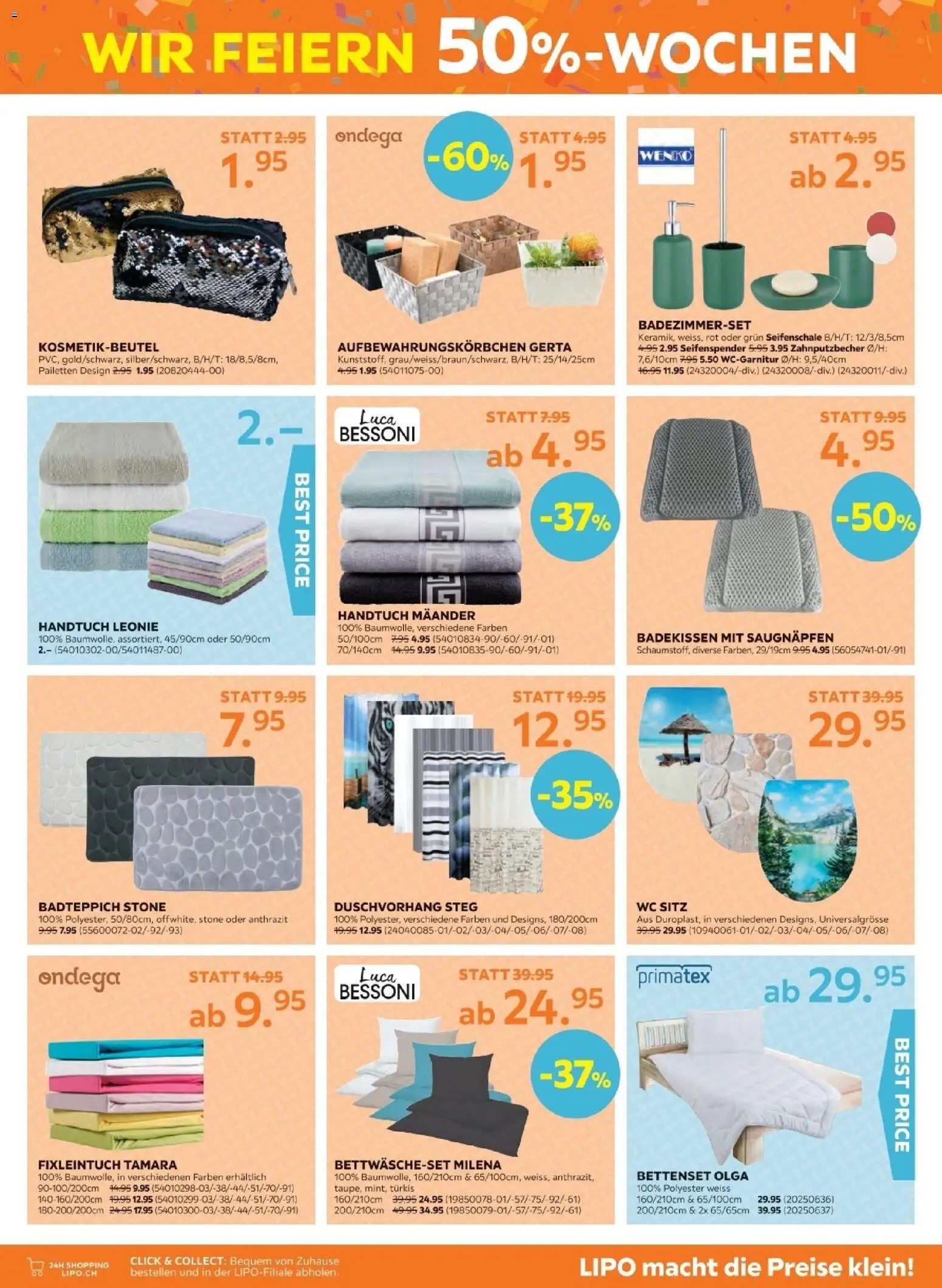 Lipo aktionen – gültig ab 21.07.2026 | Seite: 9 | Produkte: Seifenspender, WC Sitz, Bettenset