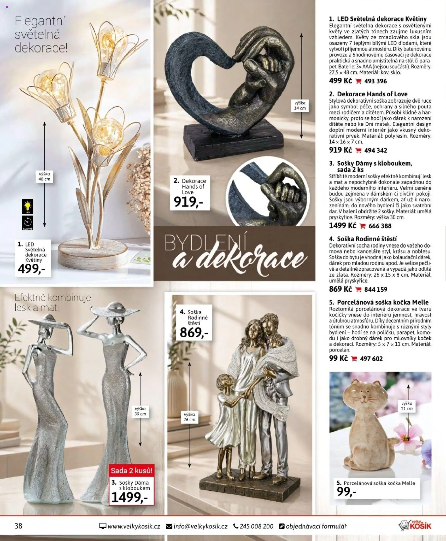 Velký Košík katalog květen 2026 od 01.05.2026 | Strana: 38 | Produkty: Stůl, Časovač, Baterie, Dekorace