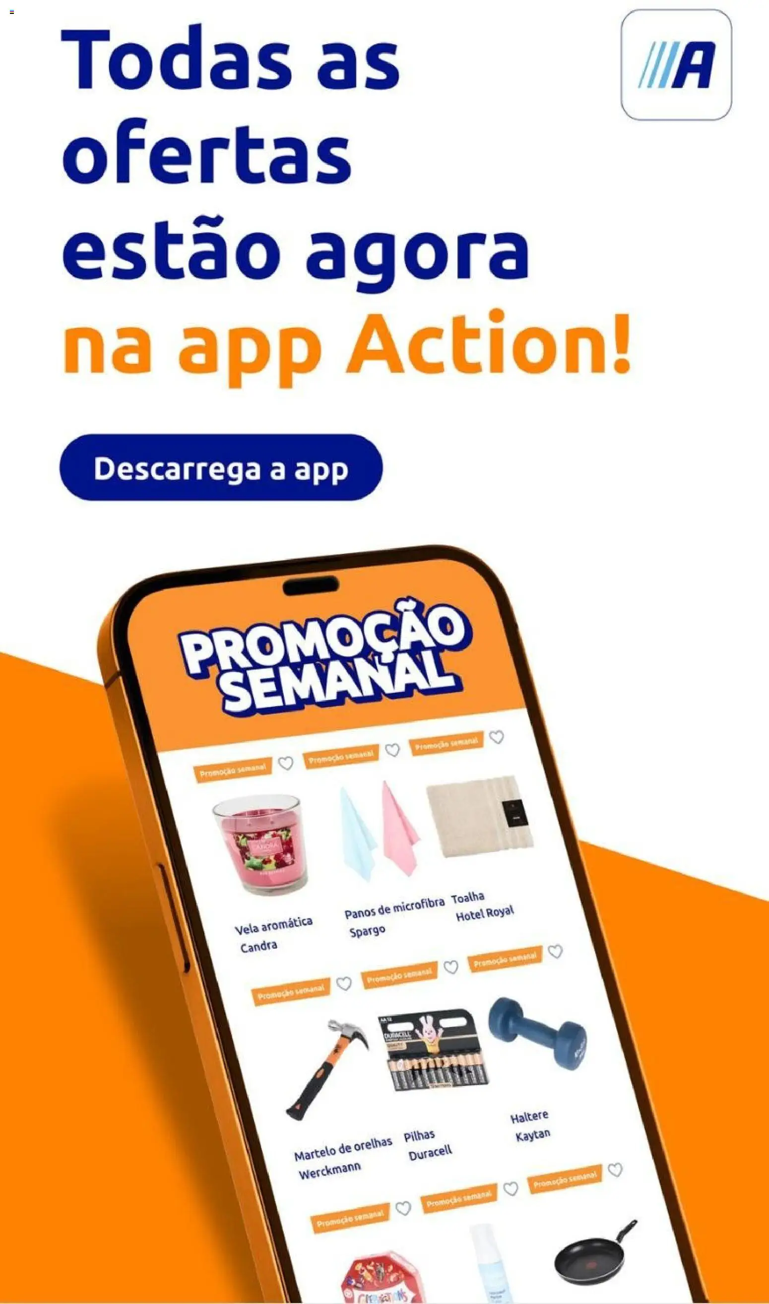 Action folheto │ válido de 05/08/2026 | Página: 24 | Produtos: Pilhas, Martelo
