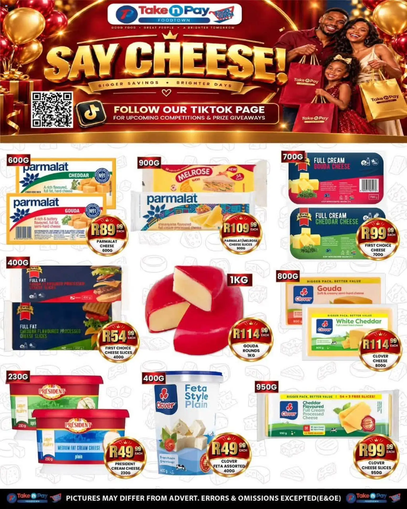 New Take n Pay catalogue – valid from 21/09/2026 | Page: 5 | Products: Hard cheese, Cream cheese, Cheddar, Cream