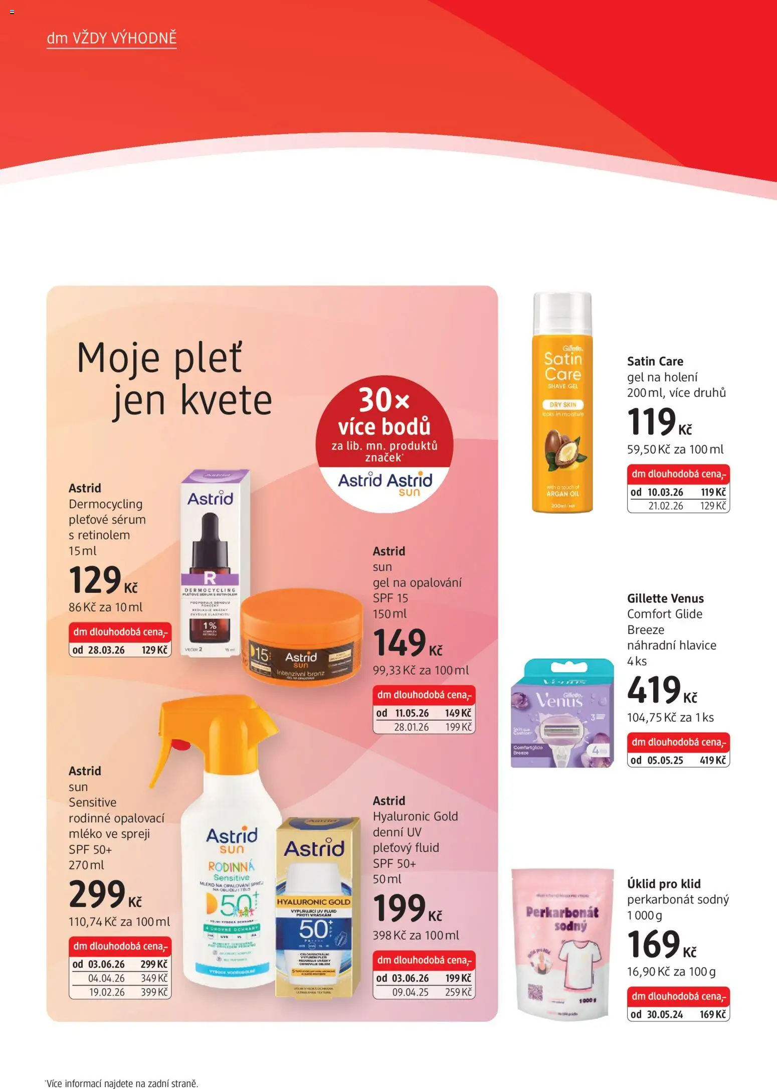 dm drogerie leták od 04.06.2026 | Strana: 6 | Produkty: Mléko, Sérum, Gel na holení