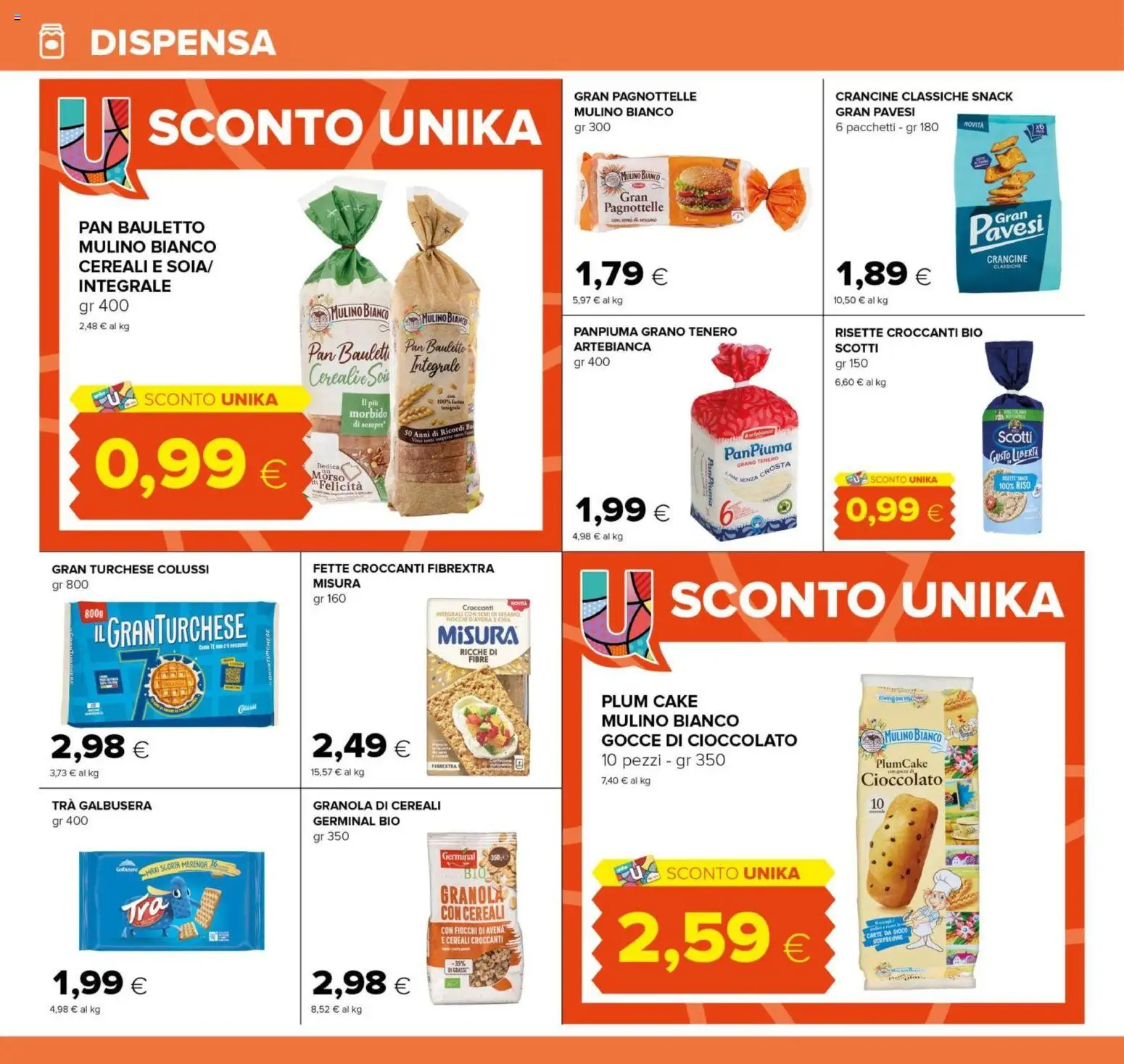 Volantino Oasi del 10/08/2026 | Pagina: 24 | Prodotti: Riso, Fiocchi, Plumcake, Gioco