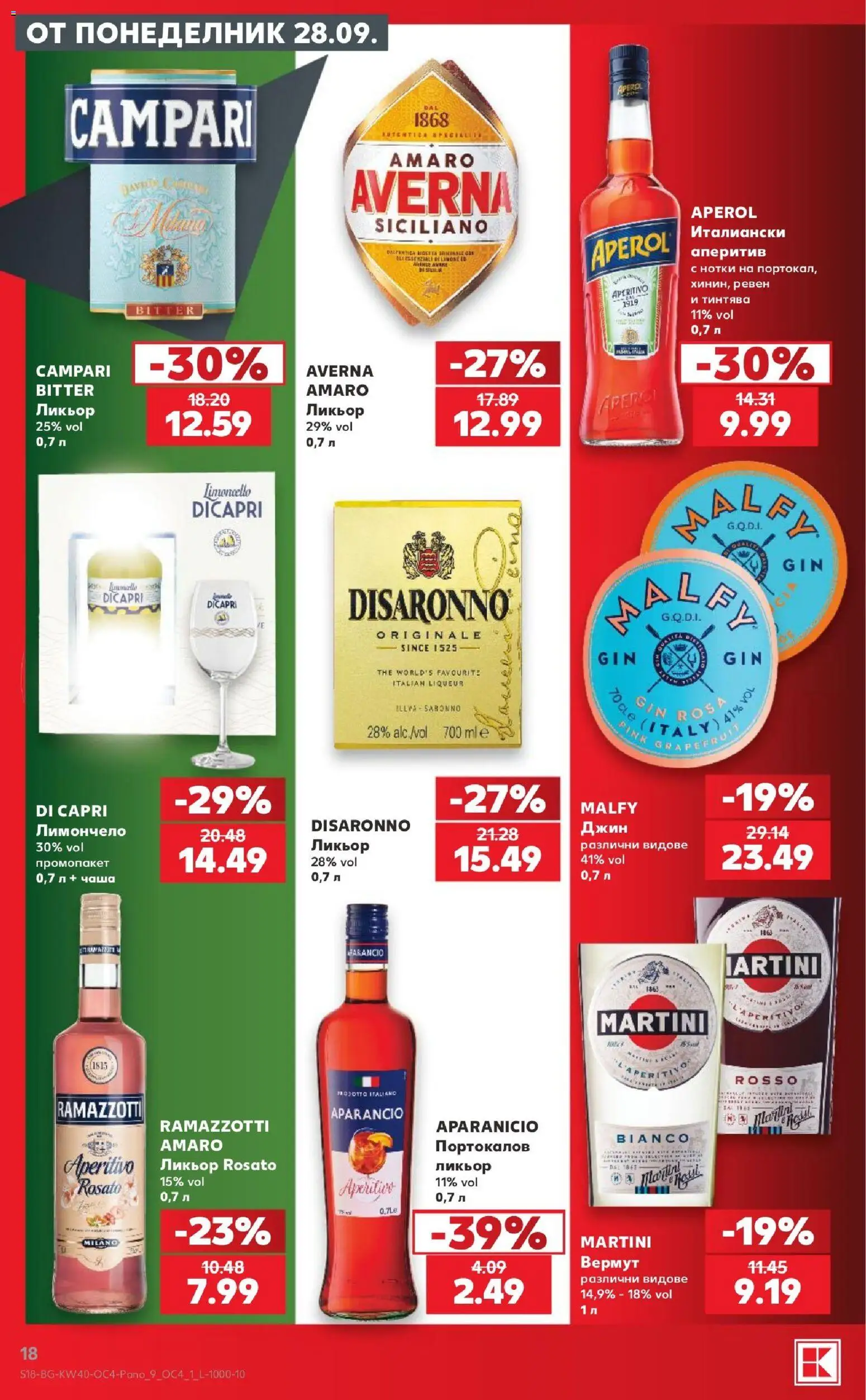 {H1} | Страница: 18 | Продукти: Чаша, Джин, Лимончело, Martini