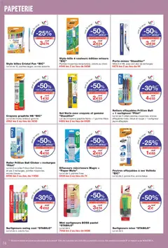 Monoprix - Prévisualisation de Monoprix catalogue valide à partir de 25/08/2026 | Page: 74 | Produits: Étui, Rollers, Sel, Surligneur