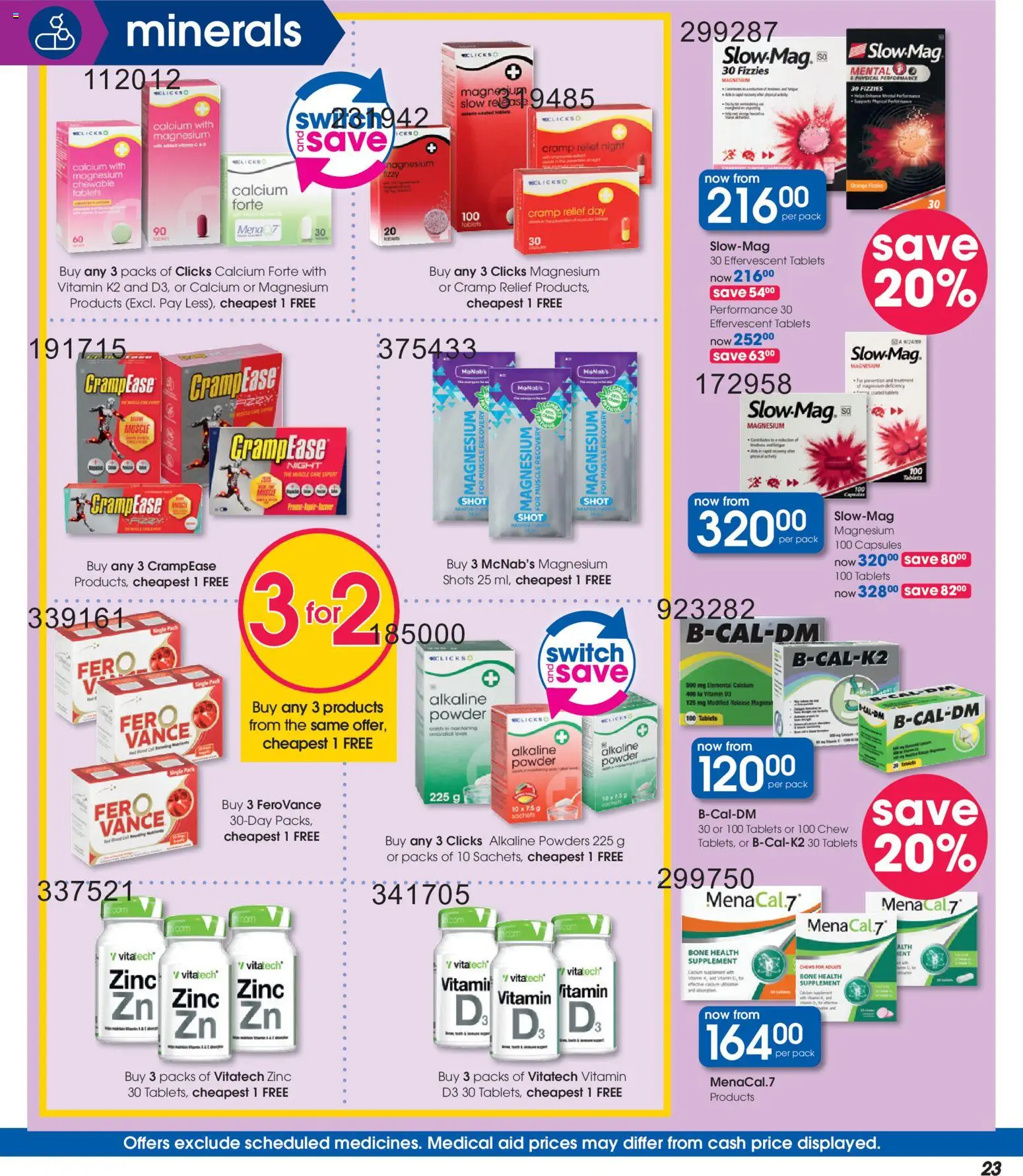 New Clicks catalogue – valid from 23/06/2026 | Page: 23 | Products: Powder, Switch