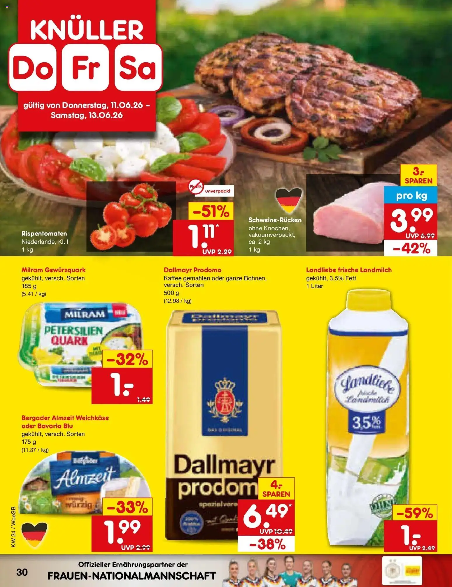 Netto Marken-Discount Prospekt Gemmingen – gültig ab 08.06.2026 | Seite: 46 | Produkte: Quark, Kaffee, Dallmayr, Milram