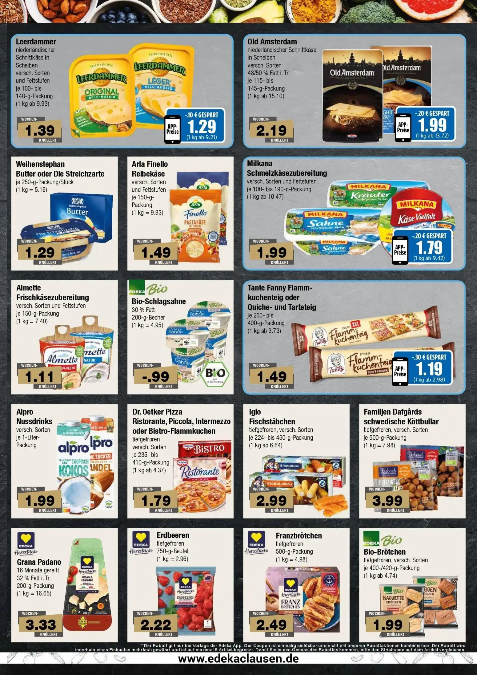 Edeka Prospekt Hamburg (ab 12.10.2026) » Angebote Online | Seite: 5 | Produkte: Grana Padano, Almette, Baguette, Reibekase