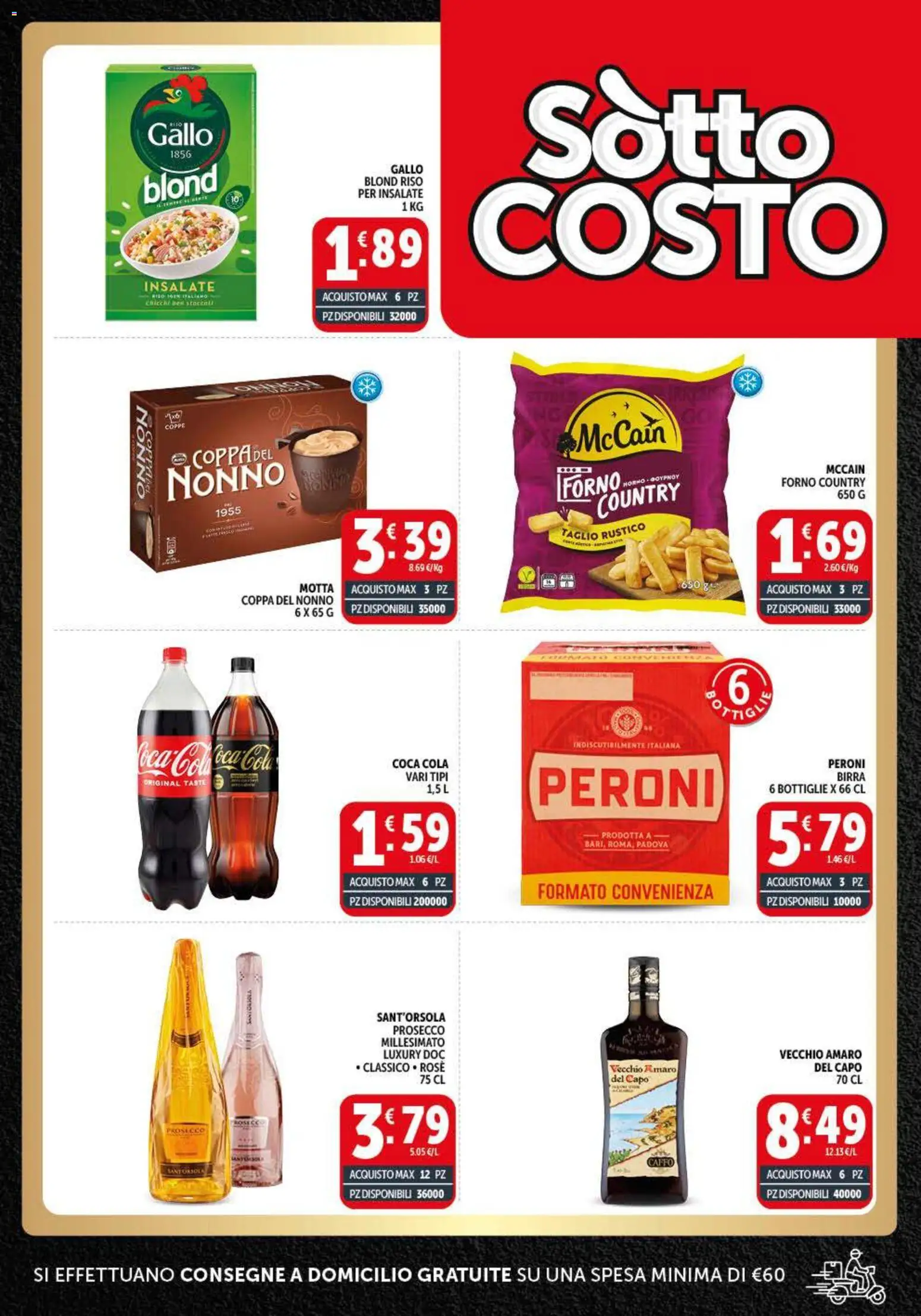Volantino Decò del 29.05.2026 | Pagina: 3 | Prodotti: Riso, Forno, Amaro, Coca Cola