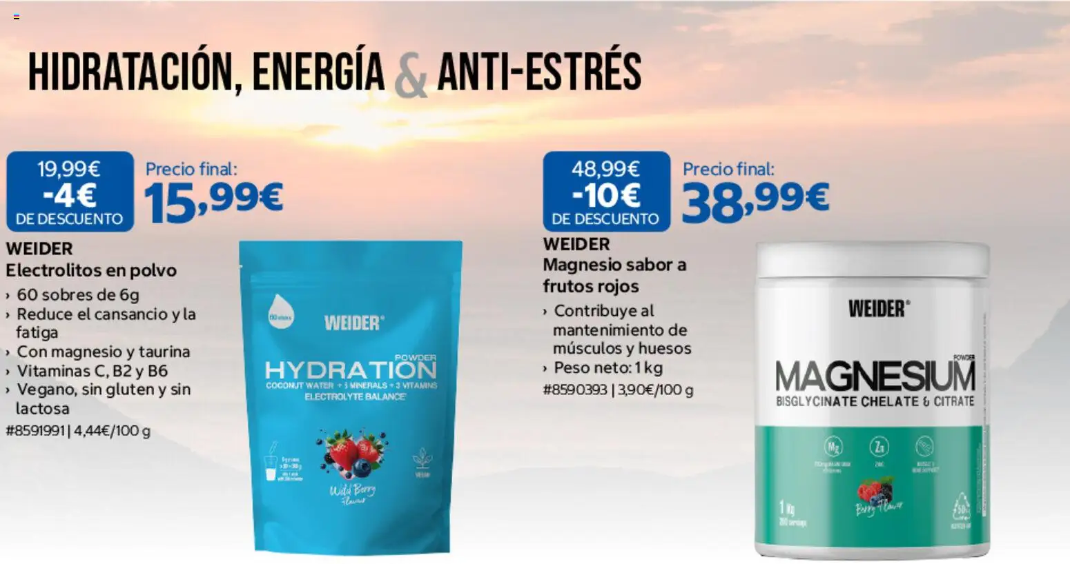 Costco Selección Weider │ válido desde el 28/09/2026 | Página: 9 | Productos: Polvo, Frutos rojos, Peso
