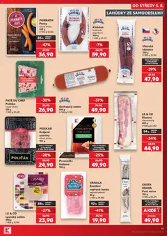 Náhled letáku ŠUNKÓVÁ KLOBÁSA, 300 g od 05.08.2026 | Strana: 15