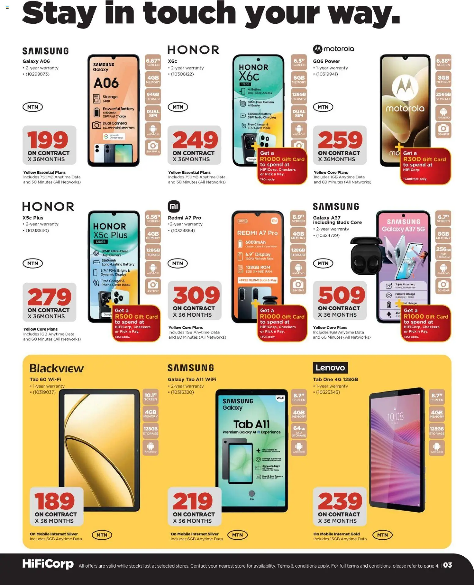 New HiFi Corp catalogue – valid from 07/07/2026 | Page: 3 | Products: Data, Camera, Battery, Charger