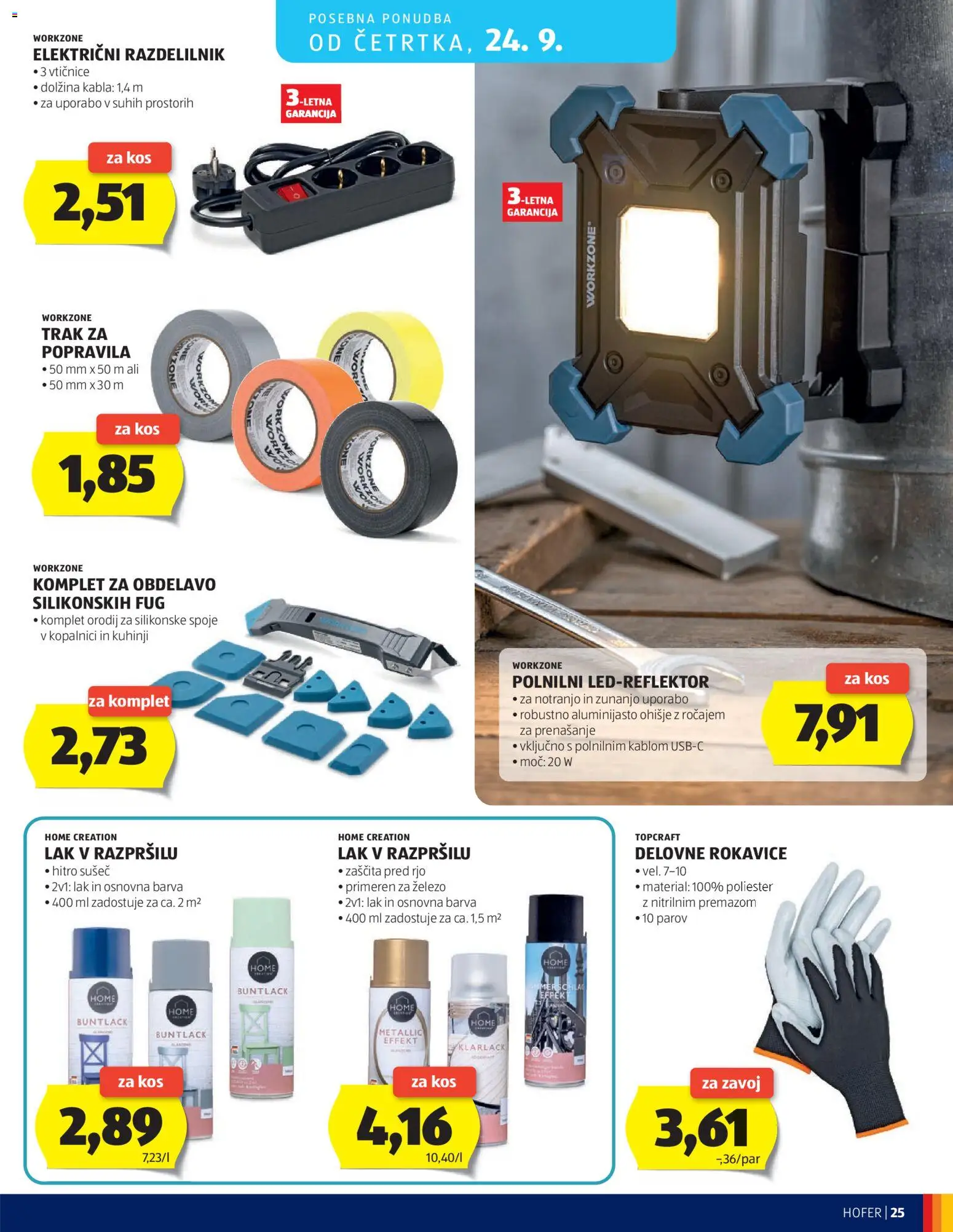 Hofer SI katalog | vrijedi od 16.09.2026 | Stranica: 25 | Proizvodi: Zavoj