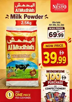 Preview of Nesto catalogue Milk Powder Sale valid from 20 Jul, 2026