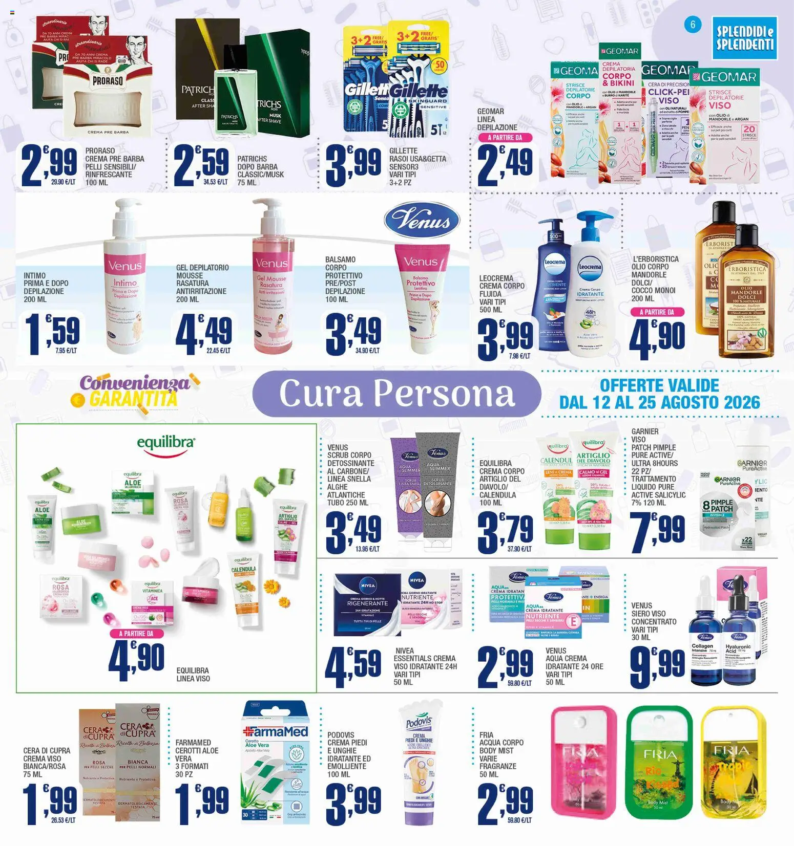 Volantino Splendidi e Splendenti del 12/08/2026 | Pagina: 6