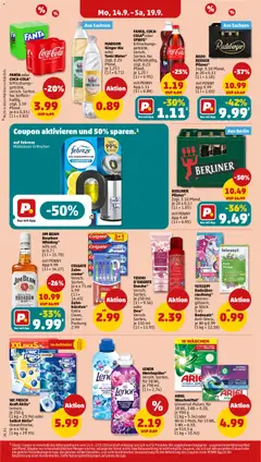 Penny Prospekt ab 14.09.2026 gültig | Seite: 22 | Produkte: Lenor, Coca cola, Fanta, Creme